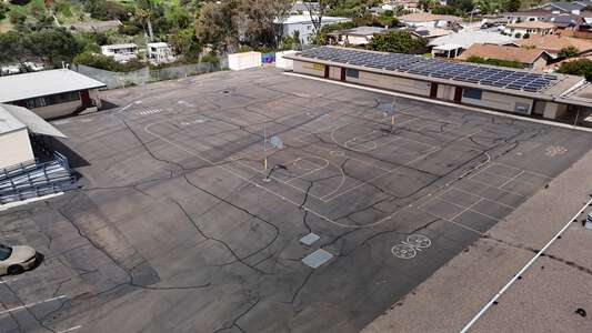 Marshall Elementary School Upper Outdoor Blacktop in San Diego 2