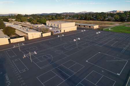 Junction Avenue K-8 School Basketball Blacktop in Livermore