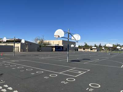 Junction Avenue K-8 School Basketball Blacktop in Livermore