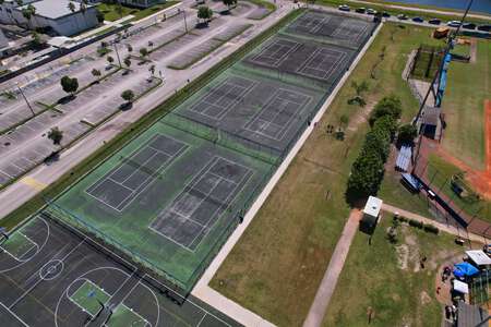 Cypress Bay High School Tennis Courts in Weston