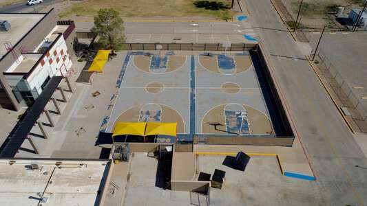 Hueco Elementary School Outdoor Basketball Courts in Socorro 3