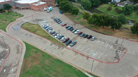 Valley Ranch Elementary School Parking Lot - Side - VRE in Irving