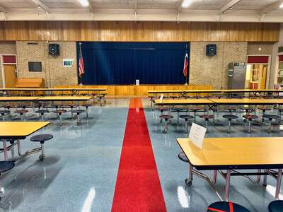 Odom Elementary School Cafeteria w/ Stage in Austin