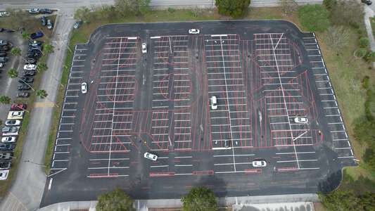 Charles W Flanagan High School Parking Lot - Northwest in Pembroke Pines