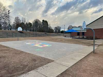 Matt Elementary School Outdoor Basketball Courts in Cumming