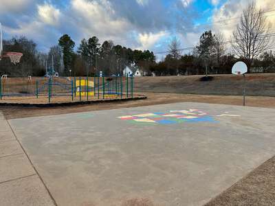 Matt Elementary School Outdoor Basketball Courts in Cumming