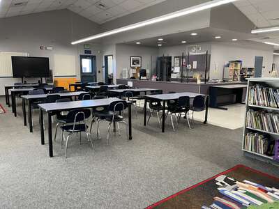 Ansel Adams Elementary School Library in Stockton