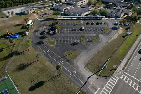 J. Colin English Elementary School Parking Lot in North Fort Myers
