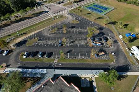 J. Colin English Elementary School Parking Lot in North Fort Myers