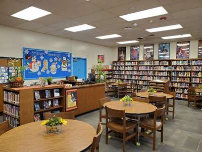 Sierra High School Library in San Bernardino