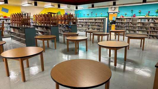 Jesse J Mccrary Jr Elementary School Library in Miami
