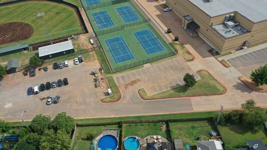 Carl Albert High School Parking Lot - Tennis Courts in Midwest City 2