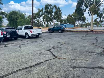 Garfield High School Parking Lot in San Diego