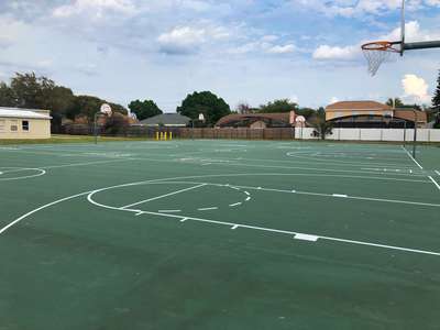 Liberty Middle School Outdoor Basketball Courts in Orlando