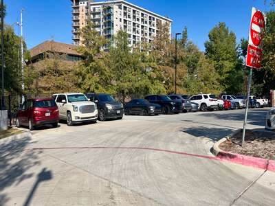 W B Travis Academy Vanguard for the Academically Talented and Gifted Parking Lot in Dallas 3