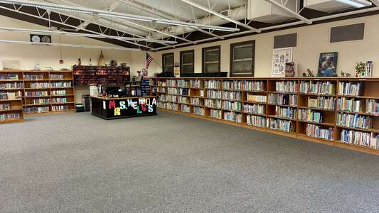 Walter M Brown Elementary School Library in Turlock