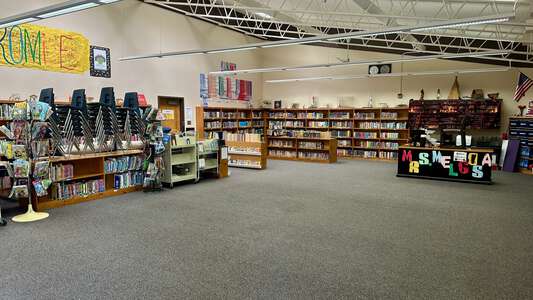 Walter M Brown Elementary School Library in Turlock