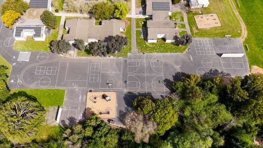 Lucas Valley Elementary School Blacktop in San Rafael