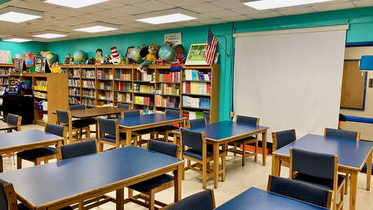 Barrick Elementary Library in Houston