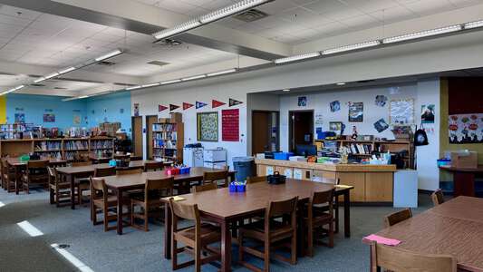 Annie Webb Blanton Elementary School Library in Dallas