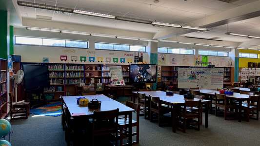 Annie Webb Blanton Elementary School Library in Dallas