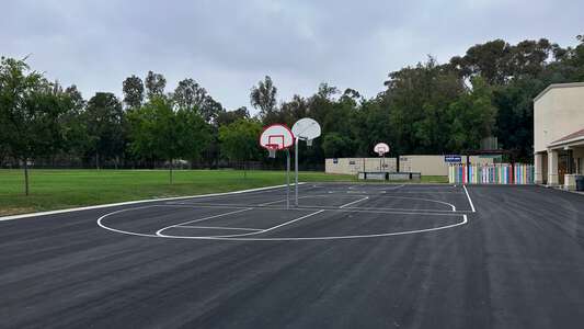 Solana Santa Fe Elementary School Outdoor Basketball Courts in Rancho Santa Fe