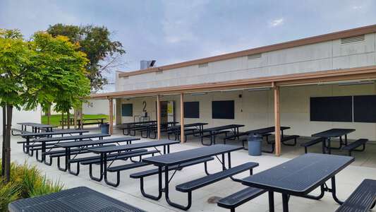 Jefferson Middle School Lunch Benches in Torrance