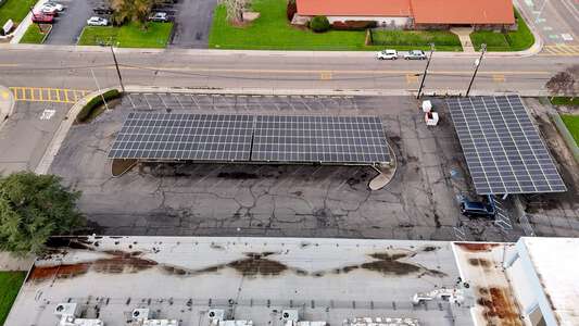 Maine Prairie High School Parking Lot in Dixon