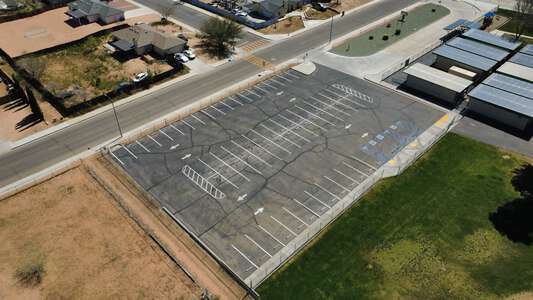 Rancho Verde Elementary Parking Lot - Side in Apple Valley 3