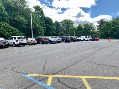 Greenfield Elementary School Parking Lot in Greenfield Center