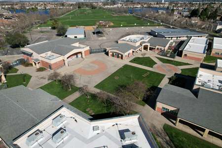 Joseph Sims Elementary School Quad in Elk Grove