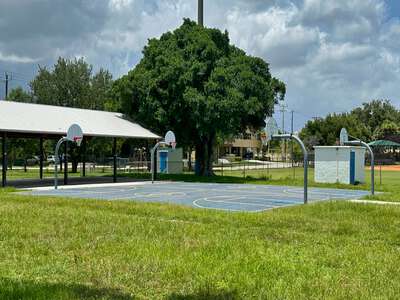 Fulford Elementary School Outdoor Basketball Courts in North Miami Beach