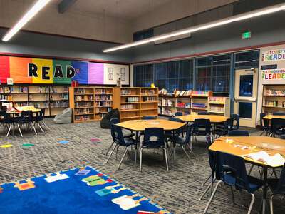 Foulks Ranch Elementary School Library in Elk Grove