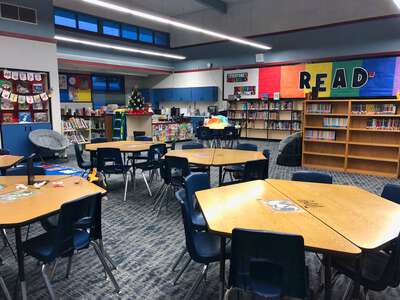 Foulks Ranch Elementary School Library in Elk Grove