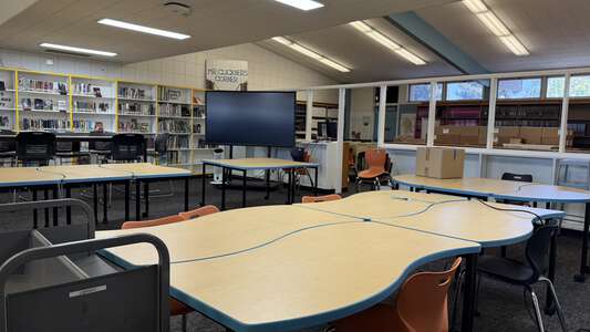 Portola Middle School Library in Orange