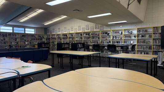 Portola Middle School Library in Orange