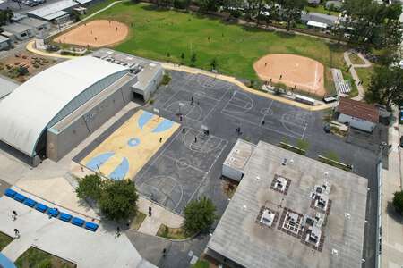 Santa Fe Computer Science Magnet School Blacktop Area in Monrovia