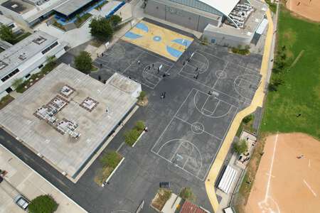 Santa Fe Computer Science Magnet School Blacktop Area in Monrovia
