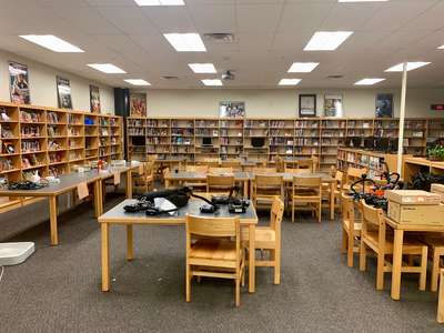 Bryan Station Middle School Library in Lexington