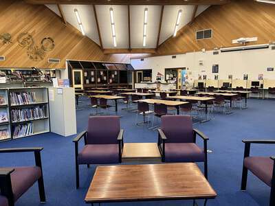 East Avenue Middle School Library in Livermore