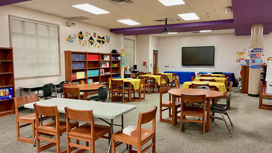 Lewis Elementary Library in Houston