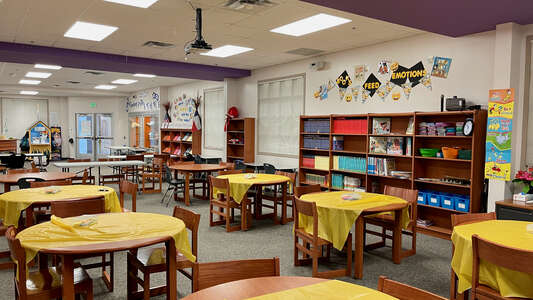 Lewis Elementary Library in Houston