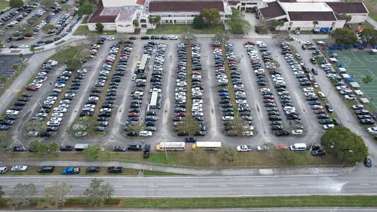 Charles W Flanagan High School Parking Lot - Southwest in Pembroke Pines