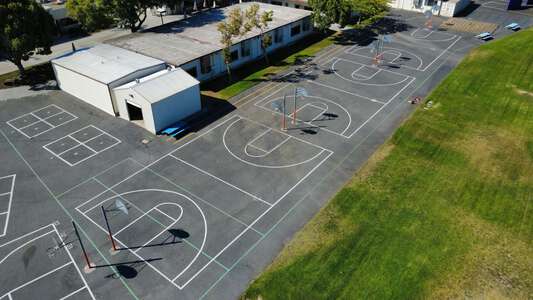 Empresa Elementary School Outdoor Basketball Courts in Oceanside 3