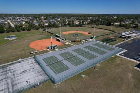 Island Coast High School Tennis Courts in Cape Coral