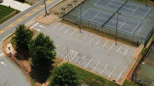 Babb Middle School Parking Lot - Tennis Courts in Forest Park 2