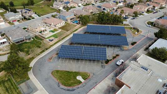 Esperanza Elementary School Parking Lot in Palmdale