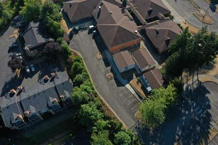 Mark Twain Elementary School Parking Lot - Back in Federal Way