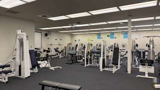 Rancho San Joaquin Middle School Fitness Room in Irvine