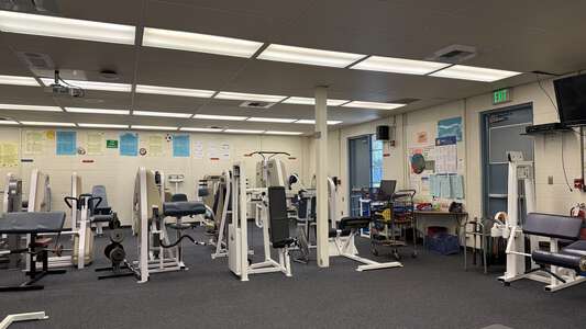 Rancho San Joaquin Middle School Fitness Room in Irvine